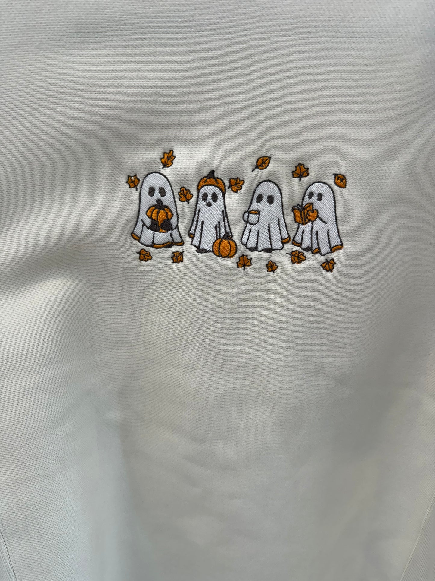 Fall ghost sweater