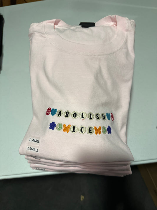 Abolish Ice Garment Dyed Tshirt