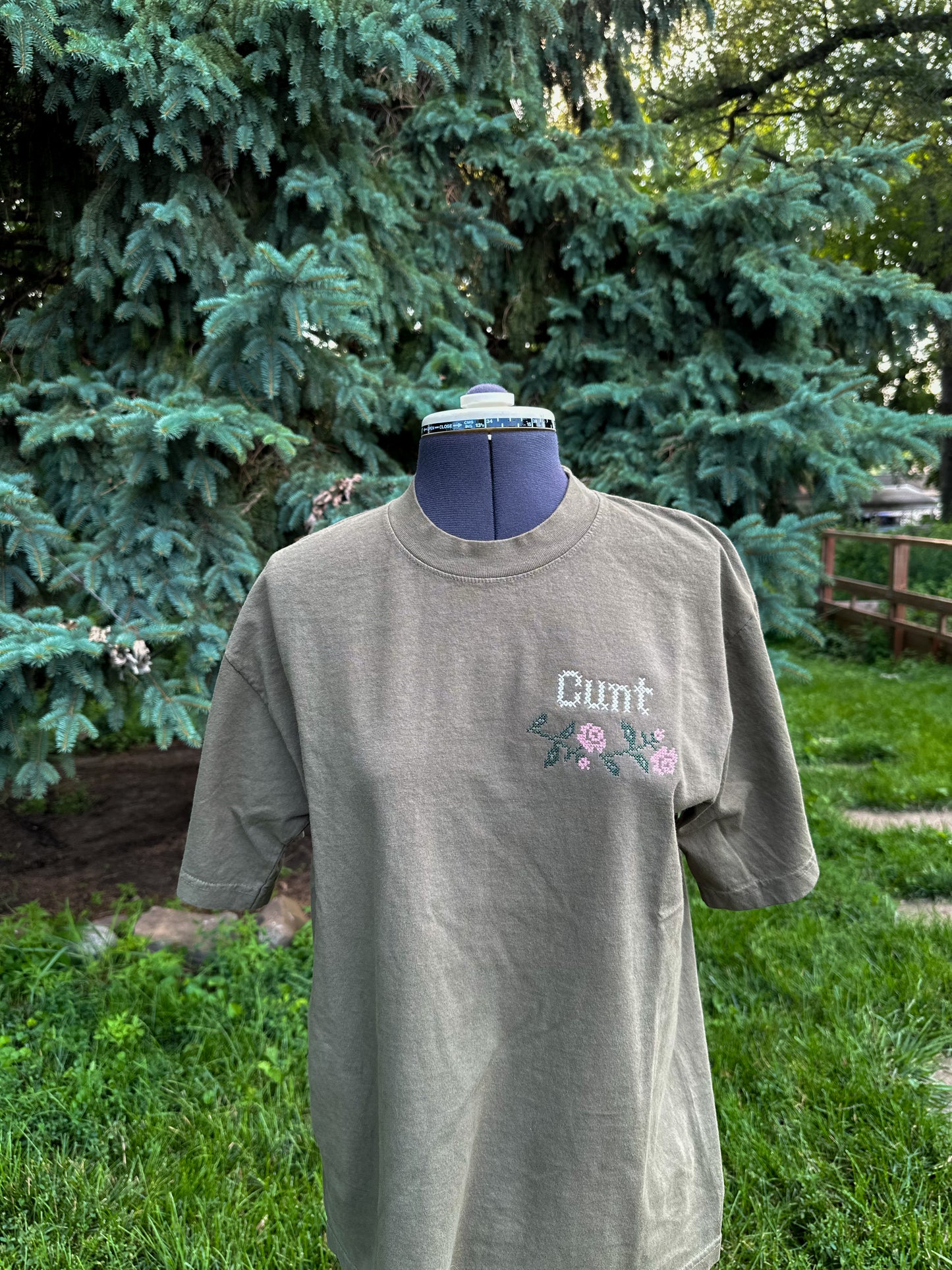 See You Next Tuesday Cross Stitch Embroidered Tshirt
