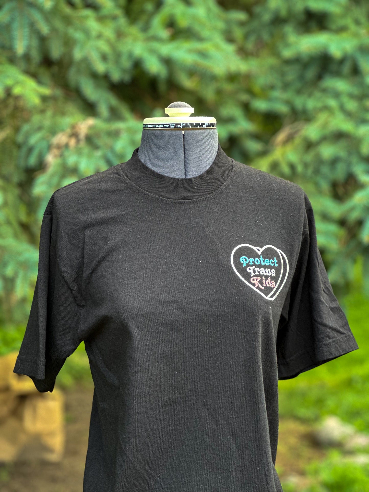 Protect Trans Kids Embroidered Tshirt