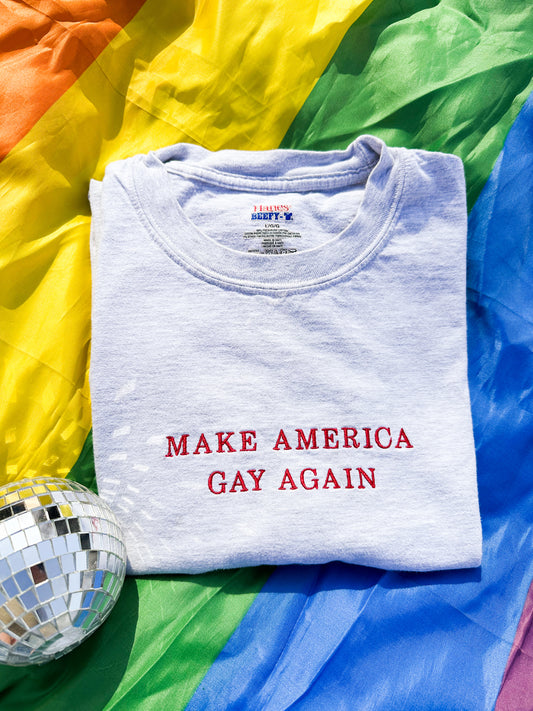 American Pride Embroidered Tshirt