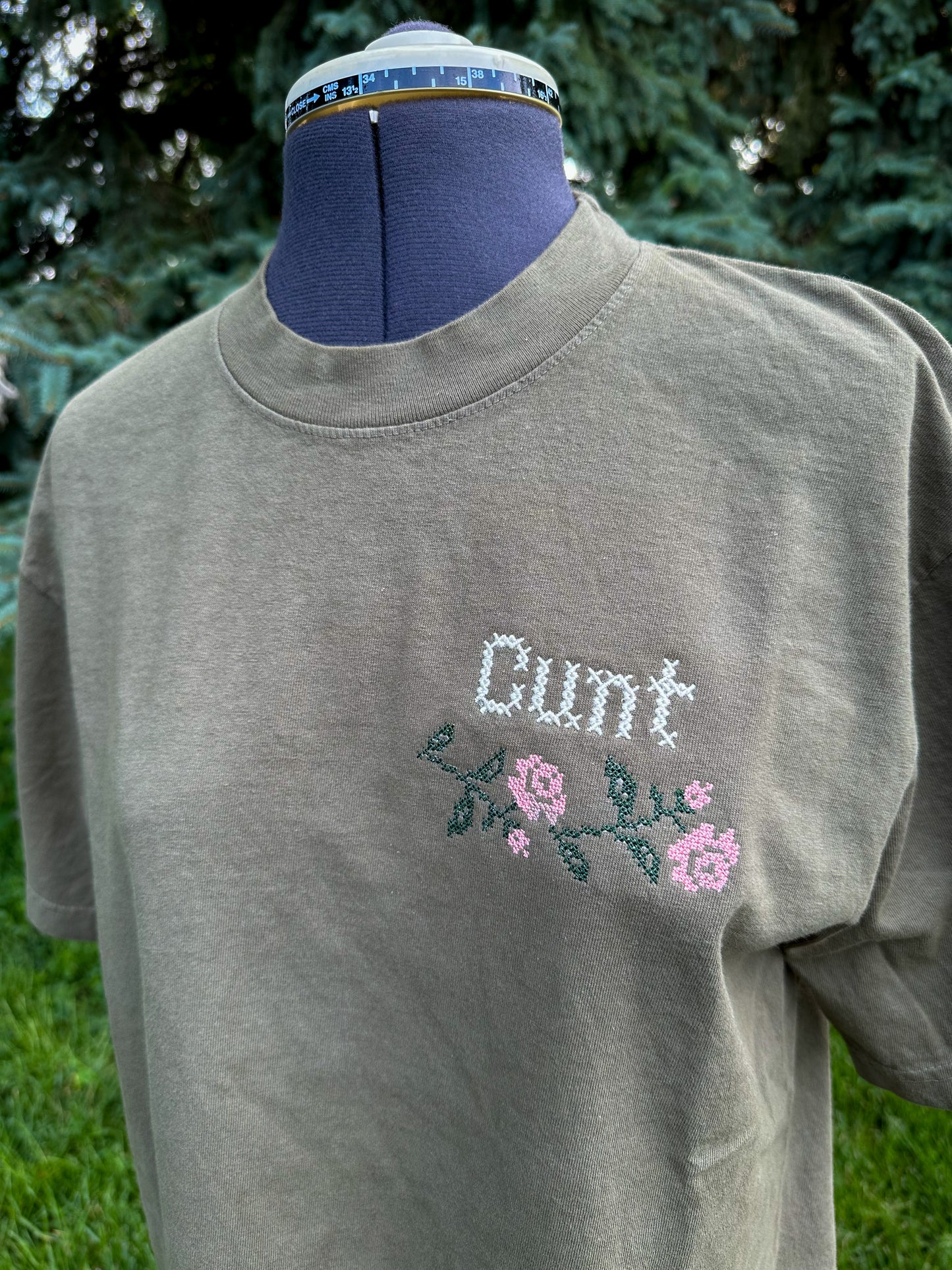 See You Next Tuesday Cross Stitch Embroidered Tshirt