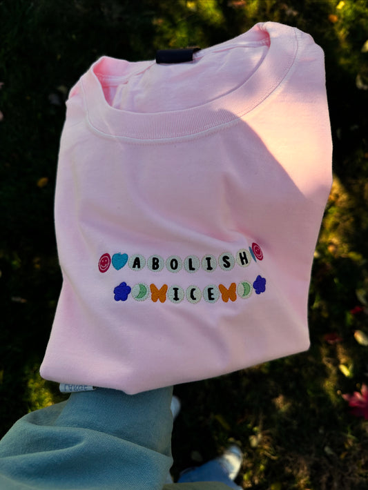 Abolish Ice Garment Dyed Tshirt